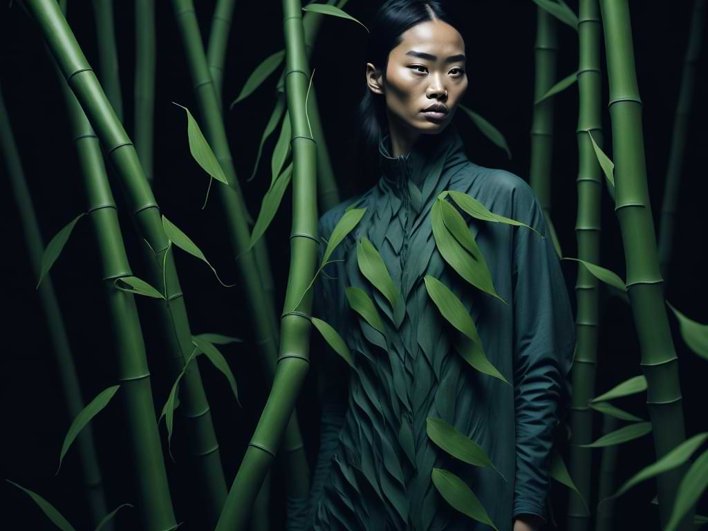 Natural fibers of bamboo clothing